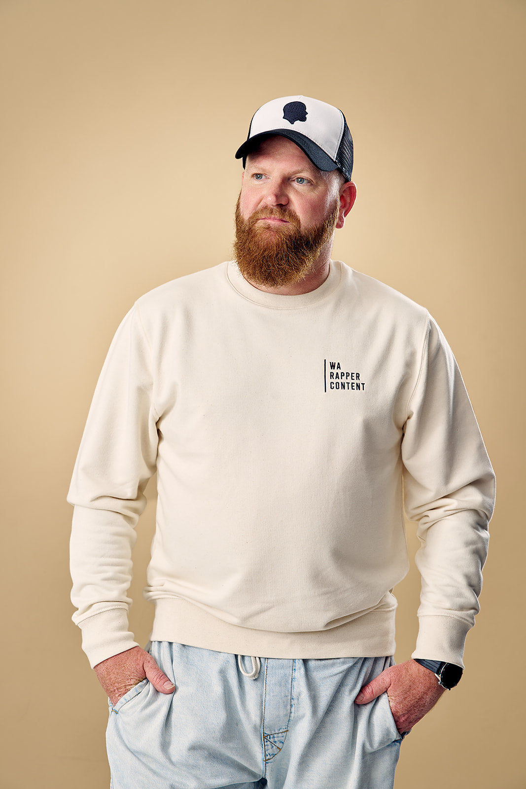 ECRU SWEATER WA RAPPER CONTENT (PRE-ORDER)